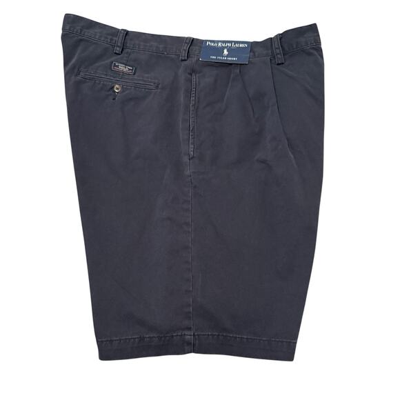 Polo Ralph Lauren Shorts Men’s Size 42 Navy The Tyler Pleated Casual Chino New - Picture 6 of 6